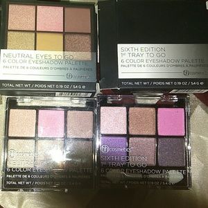 SOLD 2 new bh cosmetics 6 eyeshadow palettes